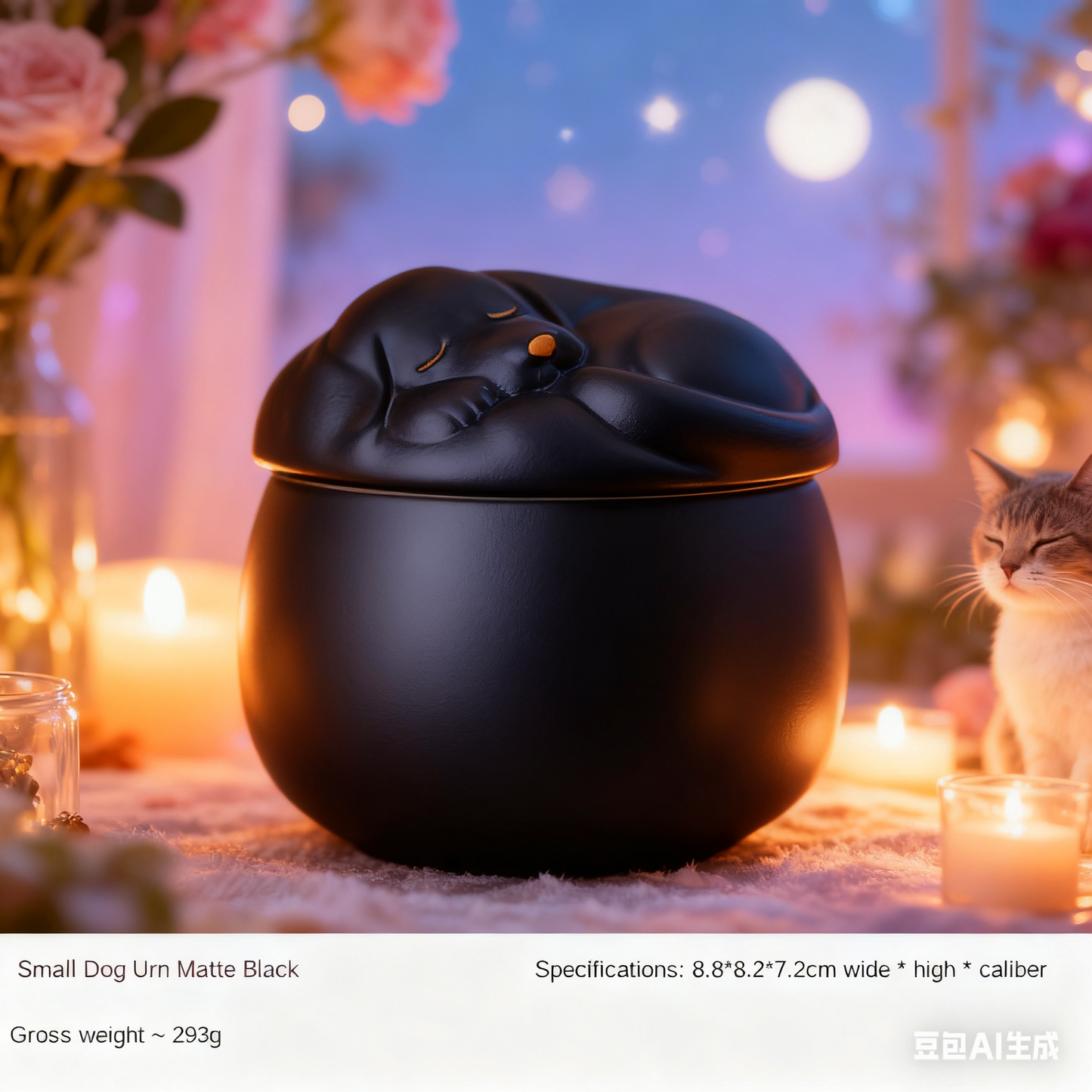 Pet Airtight & Moisture-Proof Ash Urn for Cats & Dogs